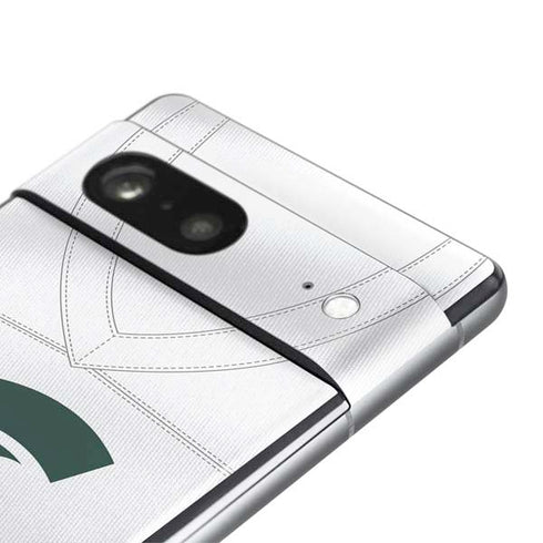 Michigan State University White Jersey Pixel Skins